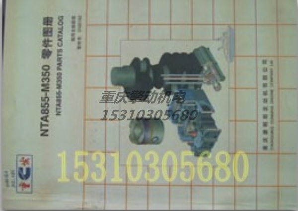 康明斯NTA855-M350零件图册 3166182-1