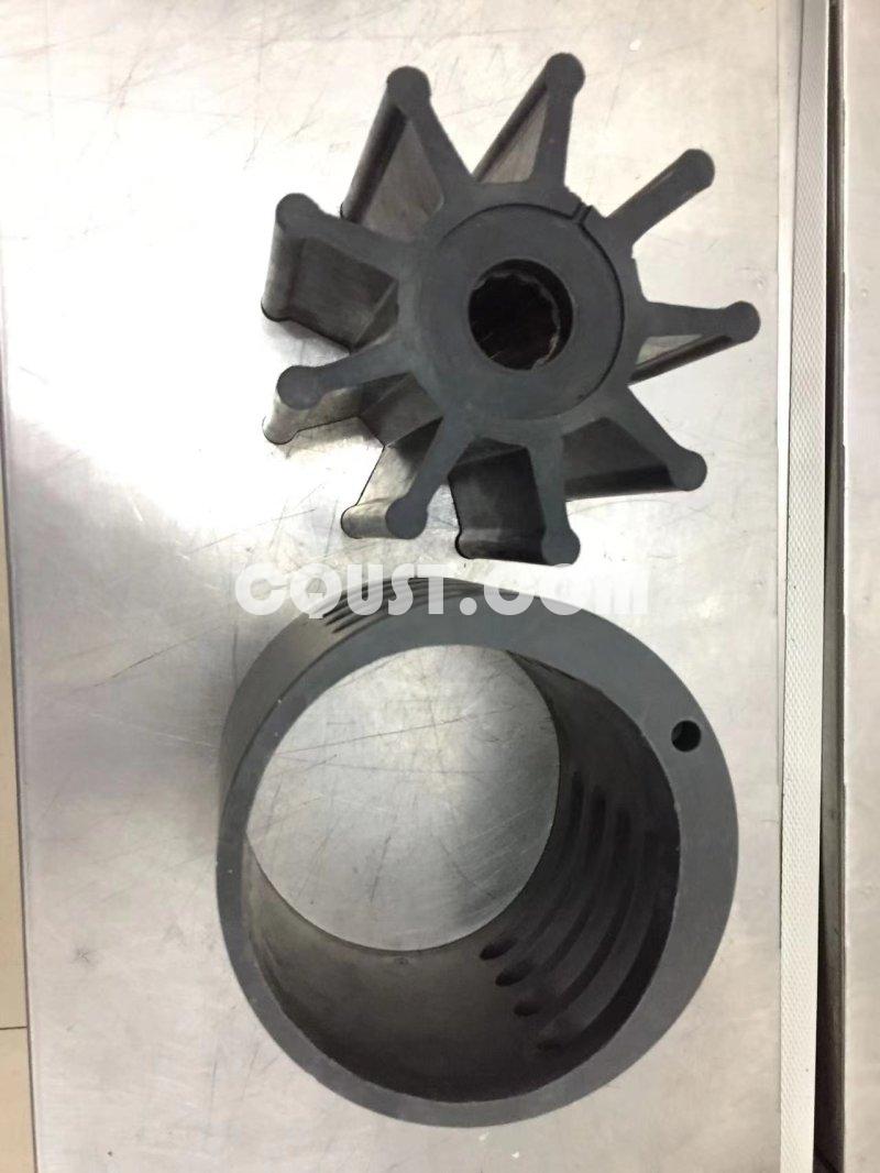 QSK19 康明斯发动机海水泵型号3866609叶轮 橡胶叶轮